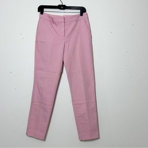 Express ankle mid rise pink slacks size 6